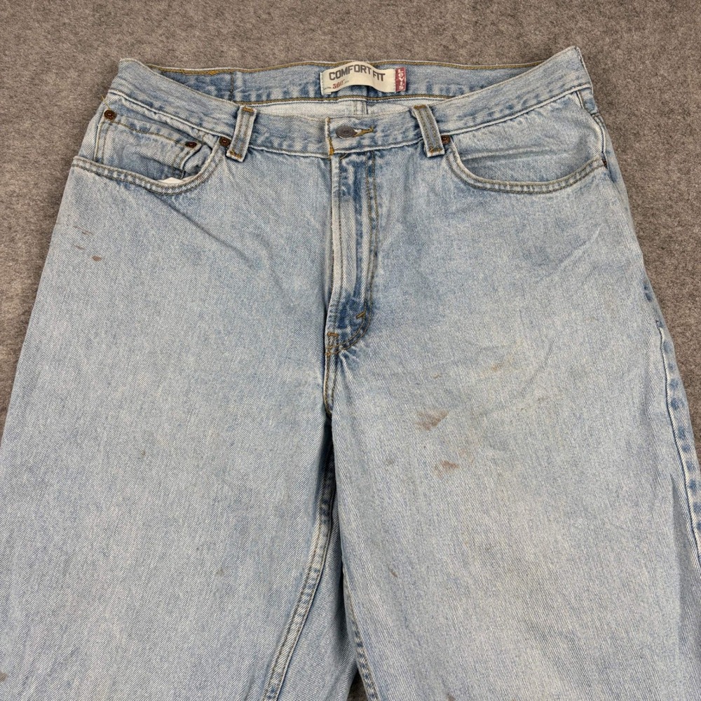 Levi 560‎ Jeans Mens 36x30 Comfort Fit Light Wash Baggy Denim Loose Leg Y2K 00s